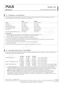 ML60.122 Datasheet Pagina 10