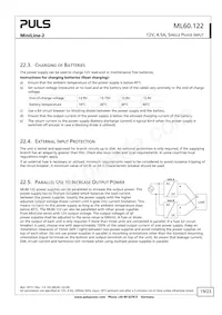 ML60.122 Datasheet Page 19