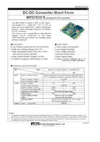 MPD7D068S Datasheet Cover