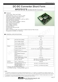 MPD7D138S Datasheet Cover