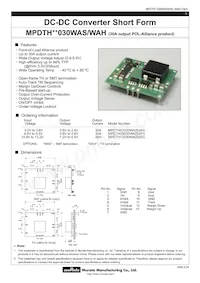 MPDTH03030WAH Datasheet Cover