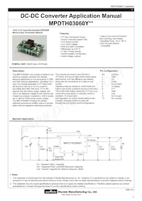 MPDTH03060YAH Datasheet Copertura