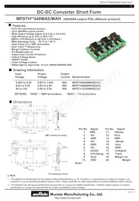 MPDTH12040WAH Datasheet Cover