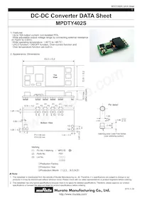 MPDTY402S數據表 封面