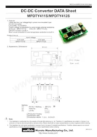 MPDTY412S Datasheet Cover