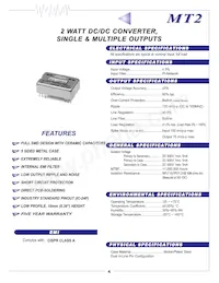 MT2-1215WI Datasheet Cover