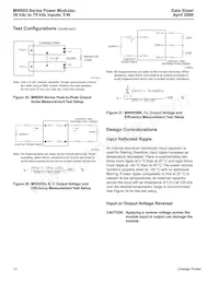 MW005C Datasheet Page 12