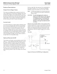 MW010C Datasheet Page 12