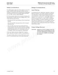 MW010C Datasheet Page 13