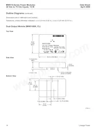 MW010C Datasheet Page 16