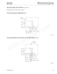 MW010C Datasheet Page 19