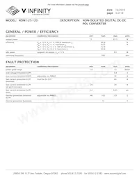 NDM1-25-120 Datasheet Page 3