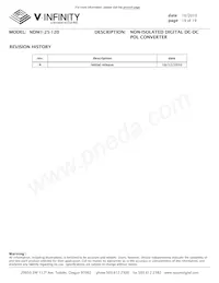 NDM1-25-120 Datasheet Pagina 19