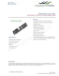 NH020Y2 Datasheet Cover