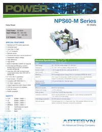 NPS63-M-006 Datasheet Cover