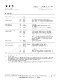 NTPS-24-20 Datasheet Page 6