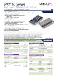 NXI110-12P1V8C Datasheet Cover