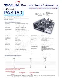 PAS150-3 Datasheet Cover