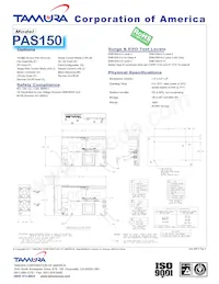 PAS150-3數據表 頁面 2