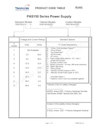 PAS150-3數據表 頁面 3