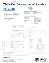 PAS250-8 Datasheet Pagina 2