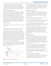 PFM4414VB6M24D0C00 Datasheet Pagina 18