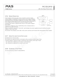 PIC120.241D 데이터 시트 페이지 21