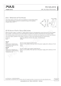 PIC120.241D 데이터 시트 페이지 22