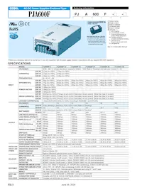 PJA600F-5-W Datasheet Pagina 8