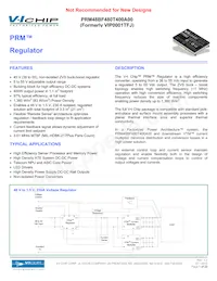 PRM48BF480T400A00 Datasheet Cover