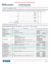 PRM48BF480T400A00 Datasheet Page 2