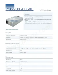 PS8-250FATX-XE Datasheet Copertura