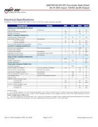 Q48T08120-NBB0 Datasheet Page 2