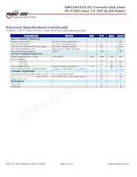 Q48T25018-NBB0 Datasheet Page 3