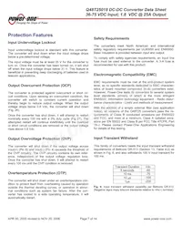 Q48T25018-NBB0 Datasheet Pagina 7