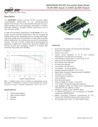 Q48T25033-NBB0 Datasheet Cover