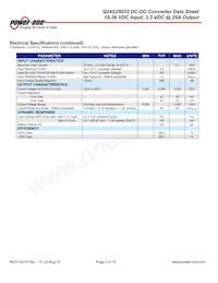 Q48T25033-NBB0 Datasheet Page 3