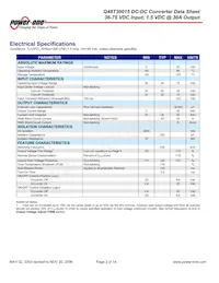 Q48T30015-NBB0 Datasheet Page 2