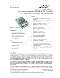 QBE025A0B1-P Datasheet Cover