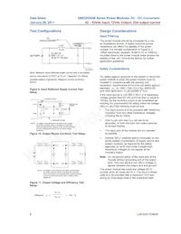 QBE025A0B1-P Datasheet Page 8