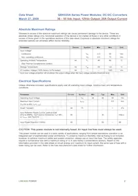 QBK020A0B1 Datasheet Page 2