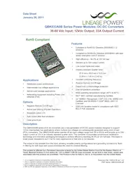 QBK033A0B41-HZ Datasheet Copertura