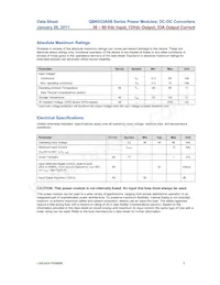 QBK033A0B41-HZ Datasheet Page 2