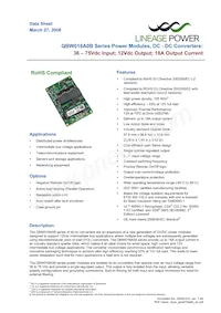 QBW018A0B71-H Datasheet Cover