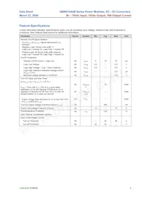 QBW018A0B71-H Datasheet Pagina 5