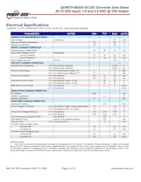 QD48T018025-PAB0 Datasheet Page 2