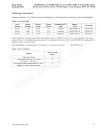 QHW100A1-Q Datasheet Page 21