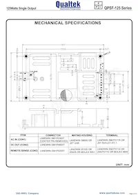 QPSF-125-28 Datasheet Page 2