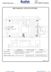 QPSF-125-28 데이터 시트 페이지 2