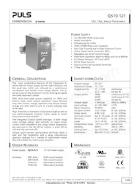 QS10.121-A1 Datenblatt Cover